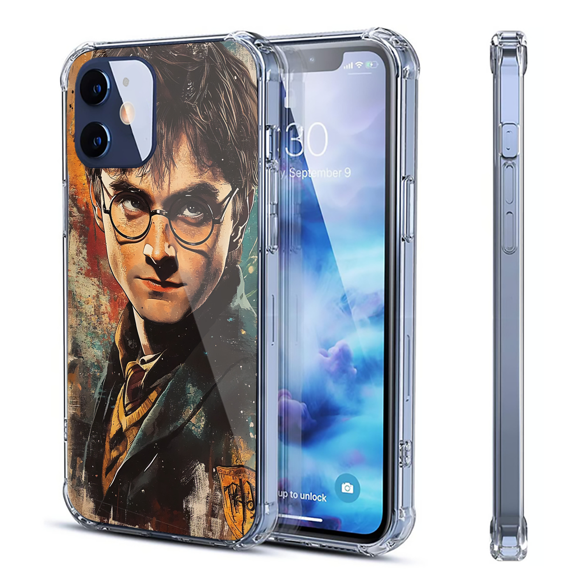 （画像用） Harry Potter ハリー・ポッターシリーズ 【iPhone 12シリーズ対応】透明スマホケース（クリアソフトケース）